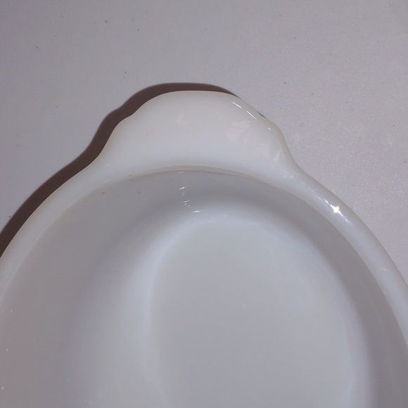 Vintage Fire King Anchor Hocking 467 Oval Casserole w/lid Copper Peach 11 - 2 qt - Picture 7 of 13